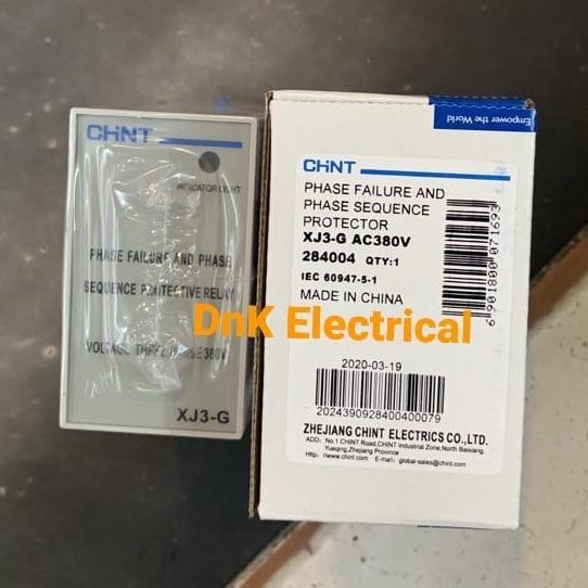 Phase Failure and Phase Sequence Protector Relay CHINT XJ3-G