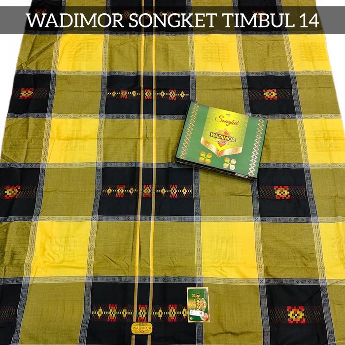 Sarung Tenun Wadimor Songket Timbul Dan Kembang Balian Viscose Staria Motif Bhs Halus Terbaru