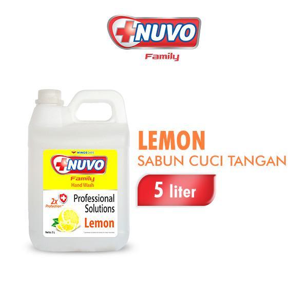 Nuvo Sabun Cuci Tangan Professional Lemon Jerigen 5 liter