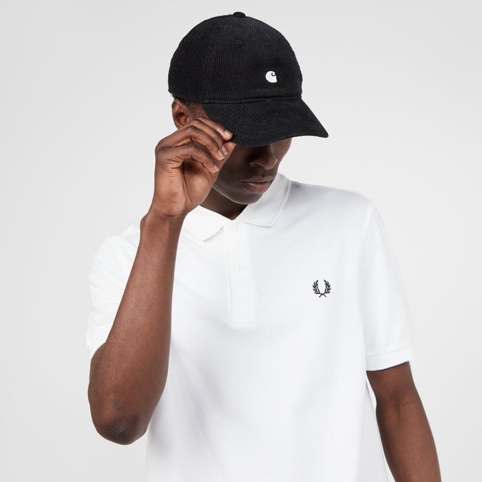 Fred Perry Polo Shirt Plain White Original