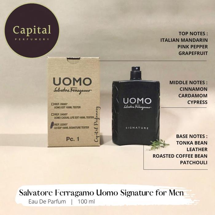 Salvatore Ferragamo Uomo Signature For Men Edp 100Ml Tester