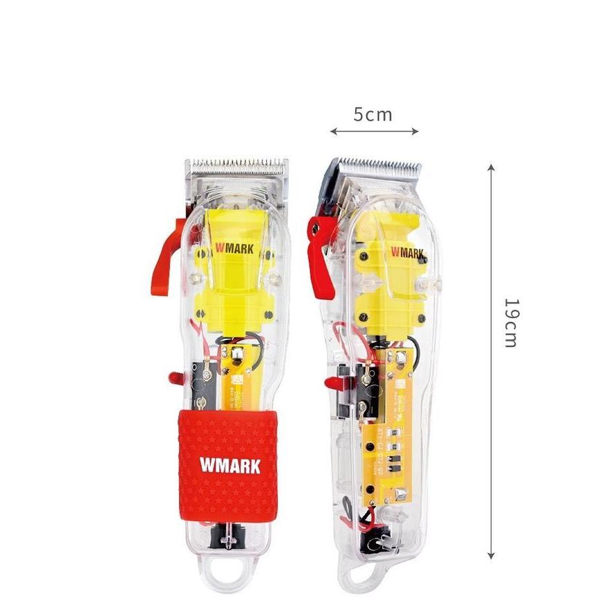 Wmark Ng-108 Hair Clipper Profesional / Wmark Transparant /Wmark 108
