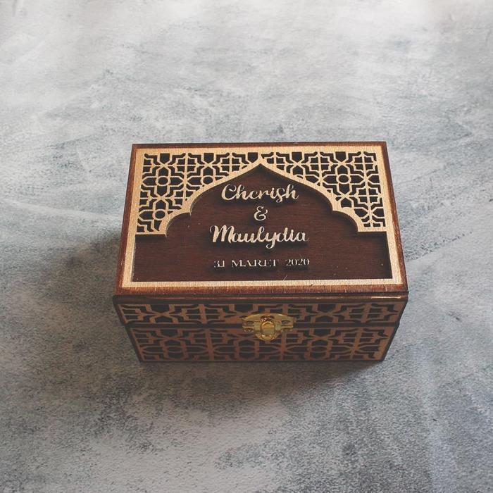 Ring Box Rustic 20x15cm / Kotak Mahar Seserahan / Seserahan Rustic