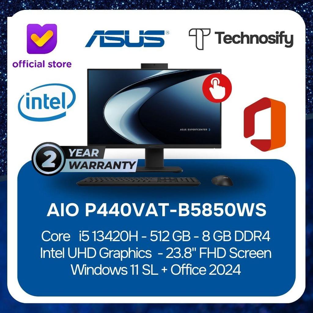 ASUS ExpertCenter P440VAT-B5850WS M013E0 AIO PC i5 13420H 512GB 8GB Intel UHD Graphics Windows 11 Ho
