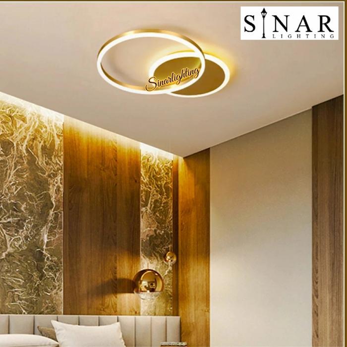 MURAH Lampu plafon minimalis Ring LED 50010 (REMOTE)