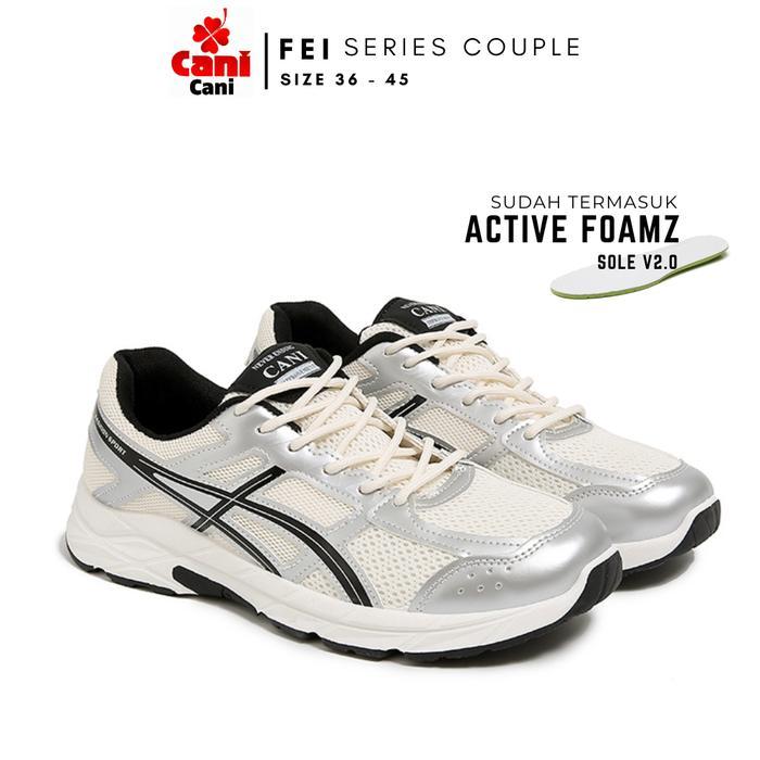 Donatello - "Free Box" (Size 36 - 41) Fei Sepatu Sneakers Wanita & Pria - Series Couple - Sporty -