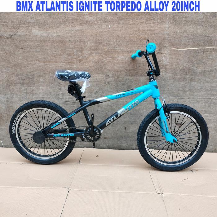 Khusus gojek/grab)Sepeda BMX 20Inch Atlantis IGNITE Alloy Rem Torpedo