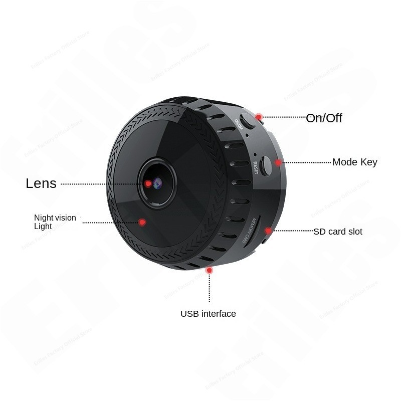 . 4K 1080P Mini Camera Wifi Portable Smart Home Surveillance Hd -