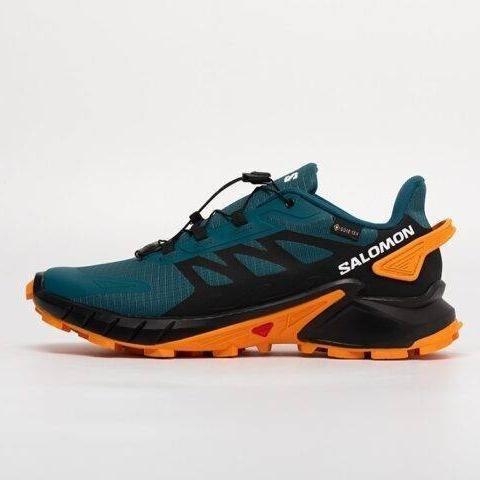 Sepatu Solomon Supercross 4 Goretex Green Oramge 100% Original Store Guarante