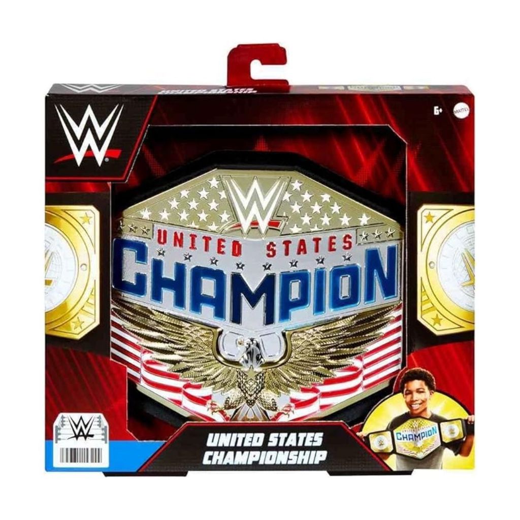 [PO] Sabuk Mattel WWE US Championship Kids Title Belt Role Play Anak IDM [WAJIB TANYAKAN STOCK SEBEL