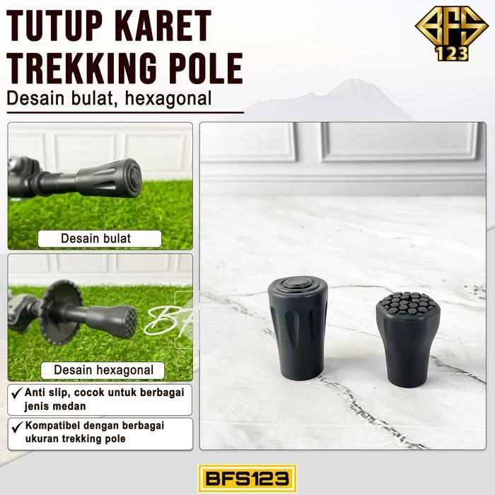 Eiger - Tutup Karet Trekking Pole Camping Outdoor tracking pole