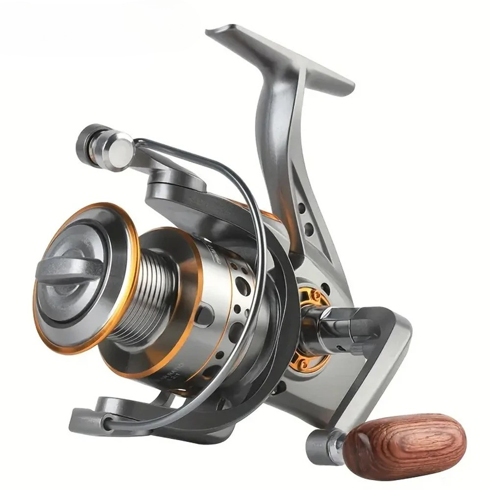 DC 1000~7000 Series,5.2:1 Gear Ratio,26LB Max Drag,CNC Metal Spool,Spinning Fishing Reel,For