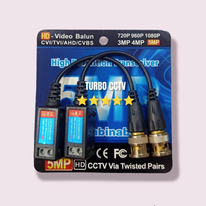 "New" VIDEO BALUN CCTV / VIDEO BALUN 5MP AHD/HDCVI/HDCVI