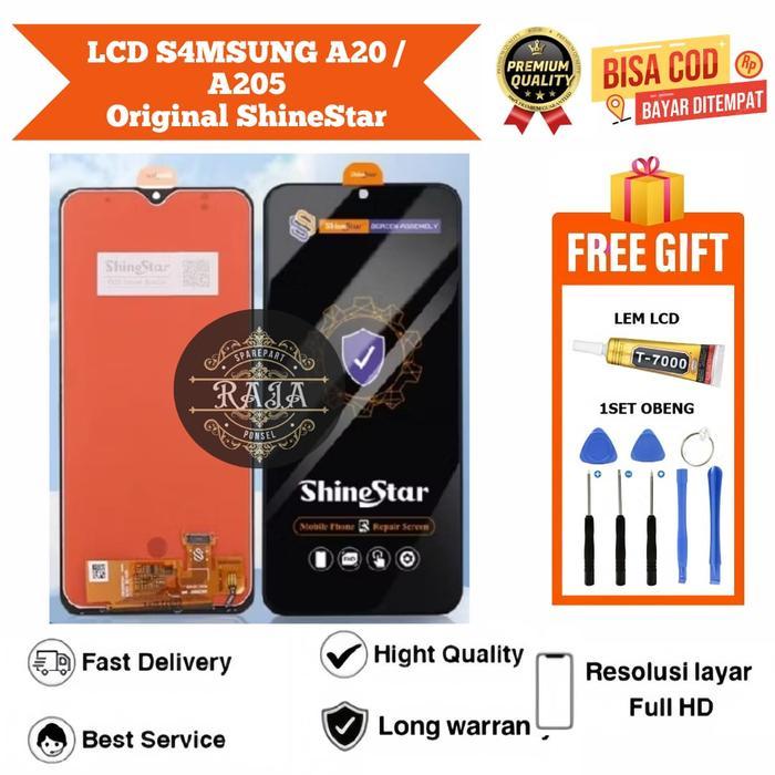 Lcd touchscreen S4AMSUNG A20/ A205 ORIGINAL SHINESTAR / Lcd Original S4AMSUNG A20/ A205 ORIGINAL