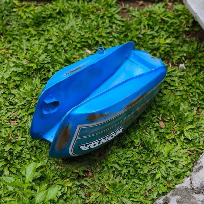 tangki CB125 biru bladus/ tangki CB125 bahan galvanis tebal cat mulus Motorcycle