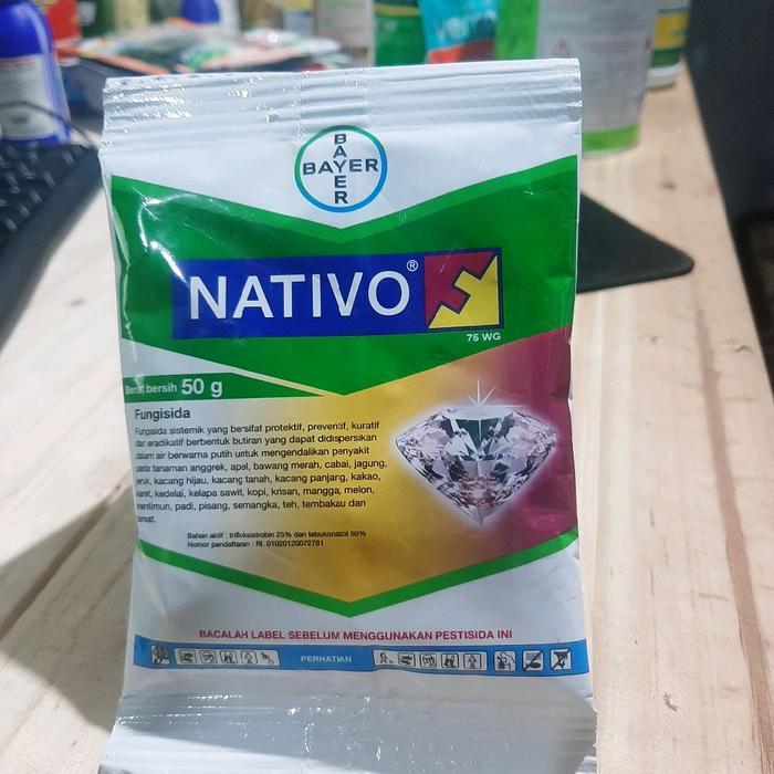 lumercok99 NATIVO 75WG kemasan 50Gr FUNGISIDA SISTEMIK BERSIFAT PROTEKTIF