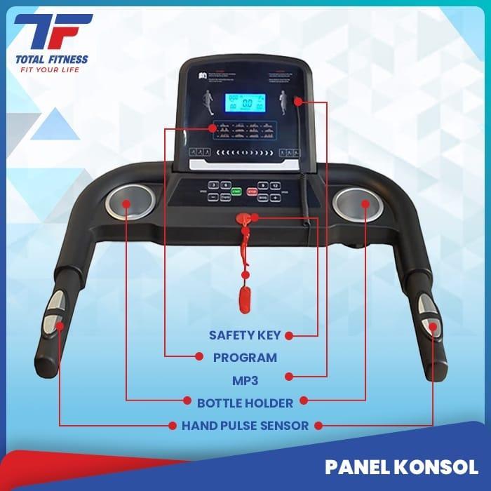 Total Fitness Treadmill Elektrik TL-607 Semarang Jateng Garansi 1 Tahun Alat Fitnes Murah ir