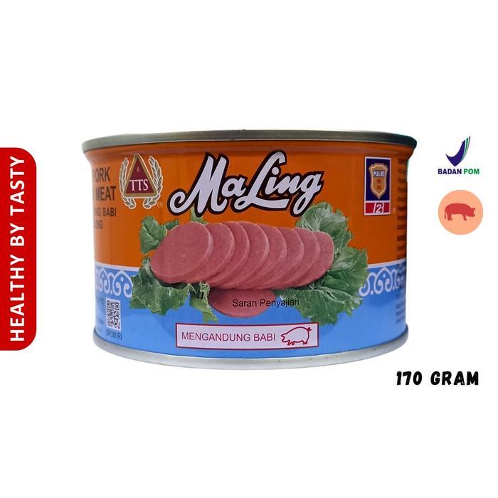 Ma Ling Luncheon Pork TTS Canned Daging Babi Maling 170 Gram NON HALAL