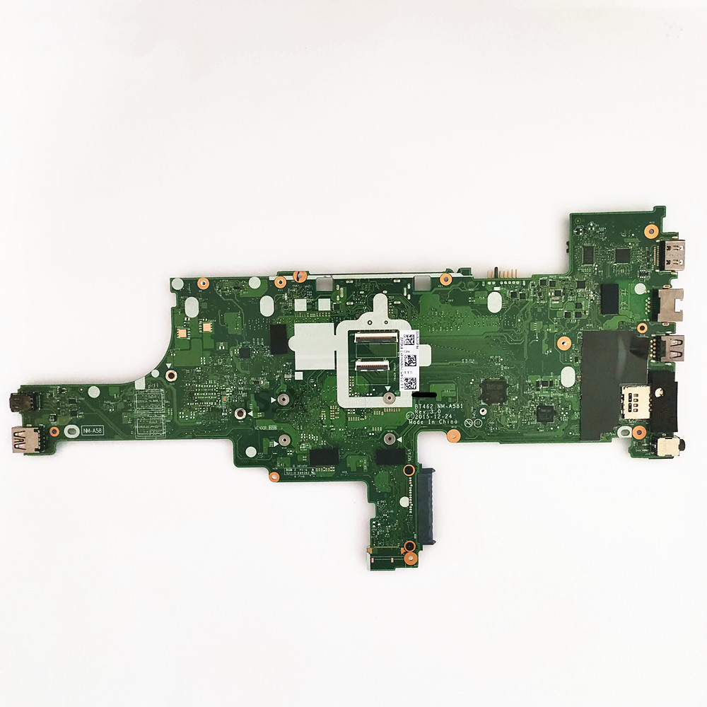 . Bt462 Nm-A581 For Lenovo Thinkpad T460 Laptop Motherboard Core -