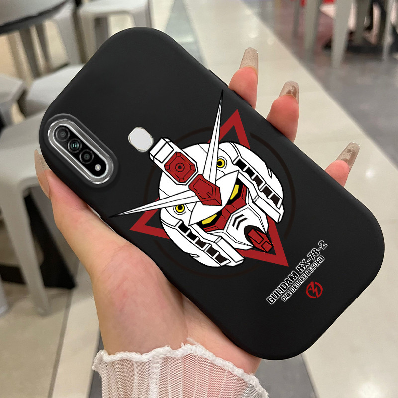 Casing Hp Untuk OPPO A31 2020 A8 Case Robot mecha Kasing silikon Cesing Model Bulat Softcase Anti No