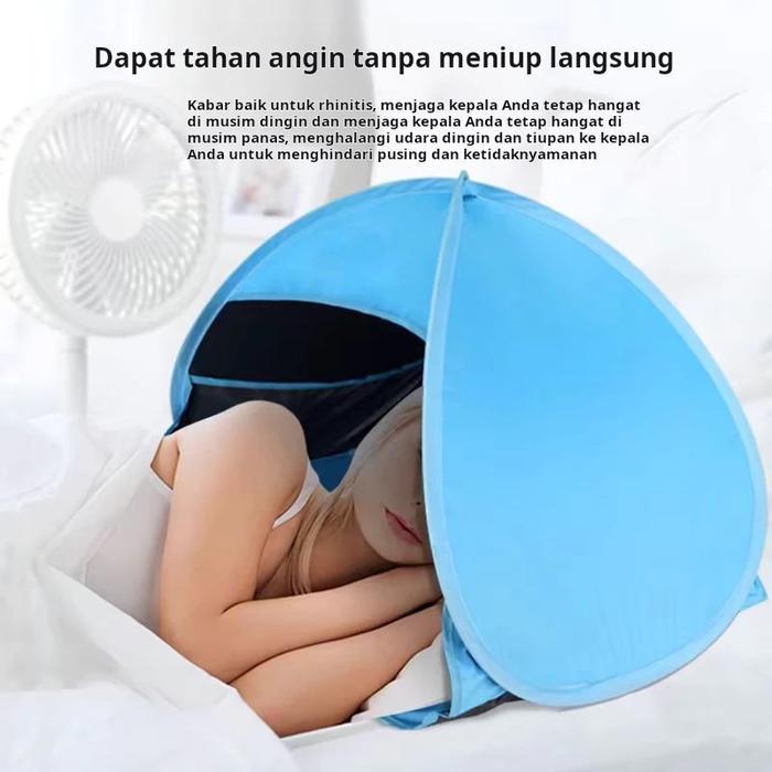 Tenda tidur tenda pelindung angin tenda kecil dewasa anak-anak berkemah di luar ruangan tenda kecil