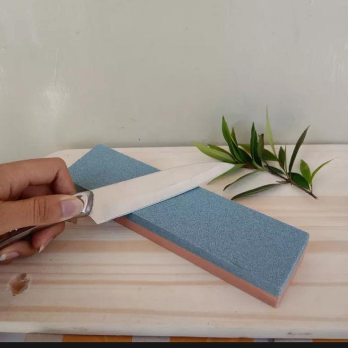 Batu Asahan Pengasah Pisau Batu Asahan Gunting Golok Penajam Pisau