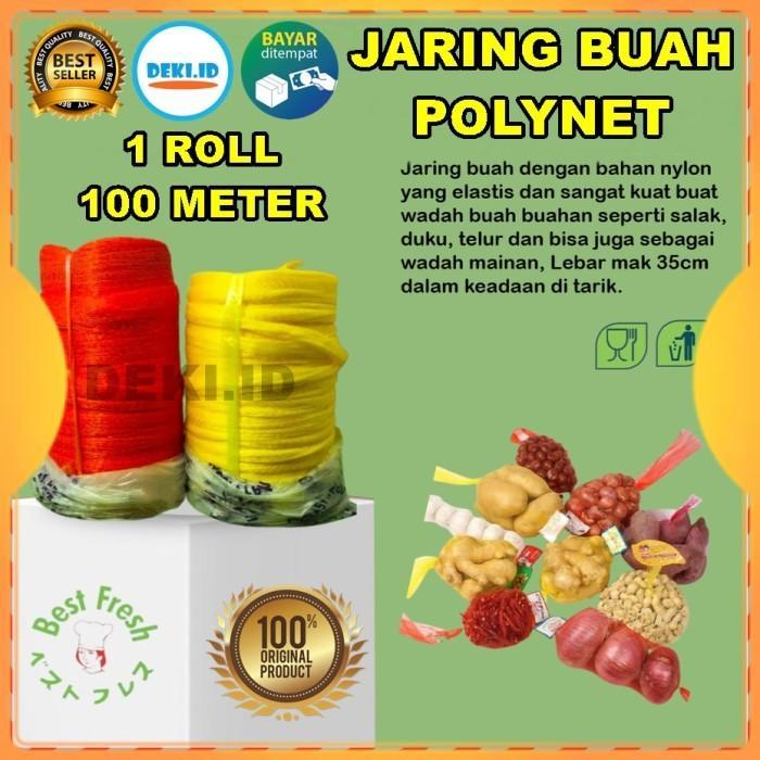 Jaring Buah Polynet Roll 100 M Fruit Cover Plastik Pembungkus