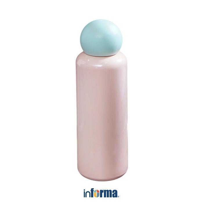 Informa Appetite 500 ml Landy Botol Vacuum Flask - Pink Termos Air Tempat Minum Wadah Cairan