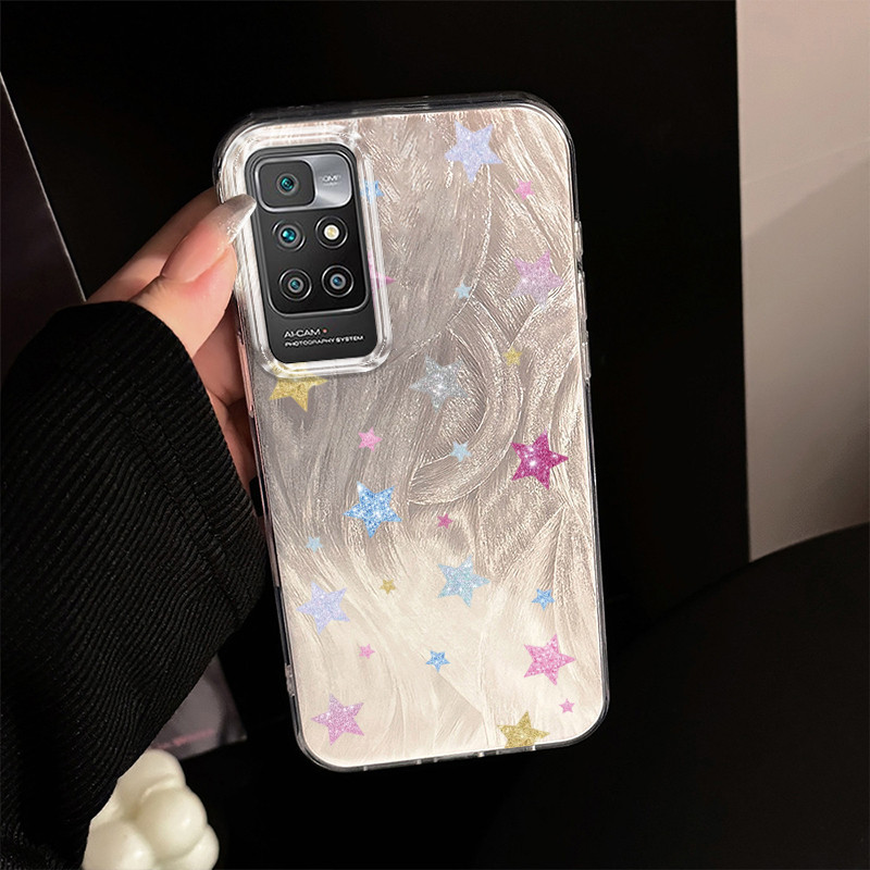 Casing Hp Untuk XIAOMI Redmi 10 10 Prime Case Casing HP Softcase ponsel silikon tahan jatuh transpar