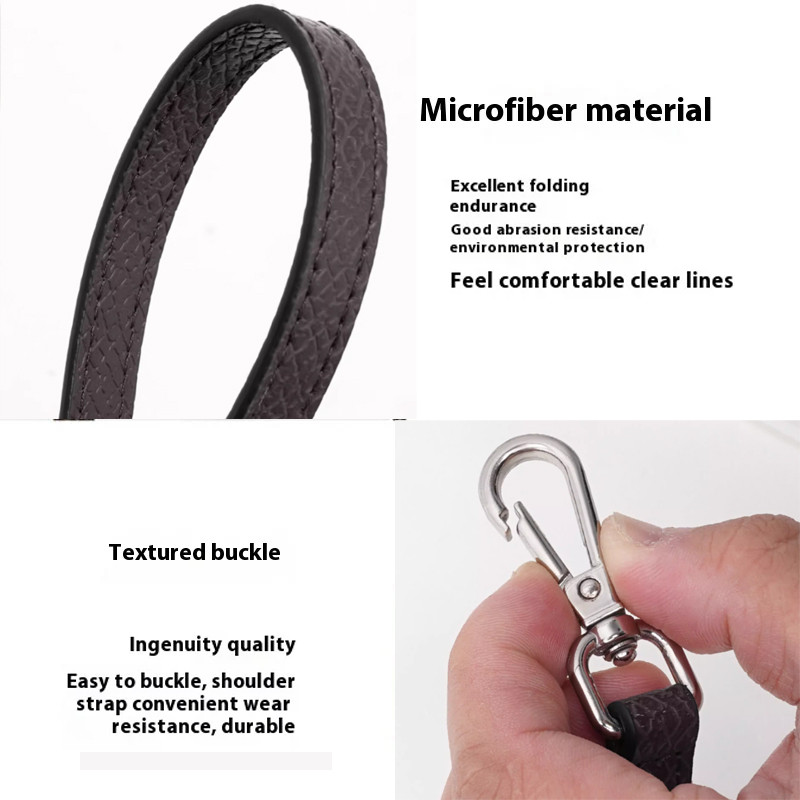 Leather Bag Shoulder Strap for Longchamp Mocha Mini Bag Durable Replacement Shoulder Strap Bag