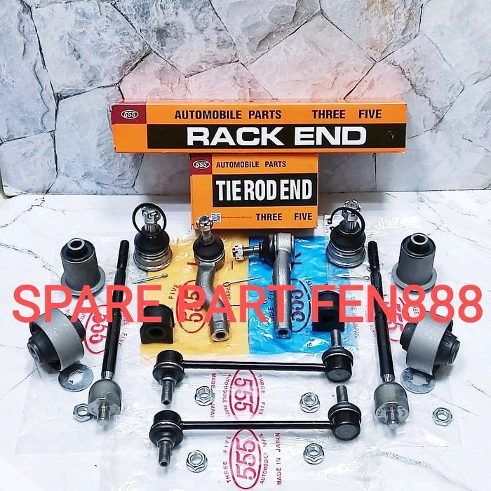 Paketan Paket Kaki Kaki Depan 14Pc Avanza Xenia Th 2004-2011 Tie Rod Rack End Link Stabilizer Karet