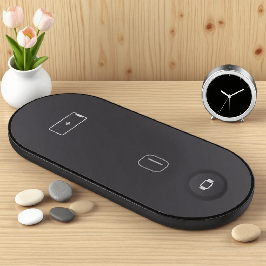 30W Fast Wireless Charger Pad, 3in1oWireless Charging Station, Multiple Devices For IPhone