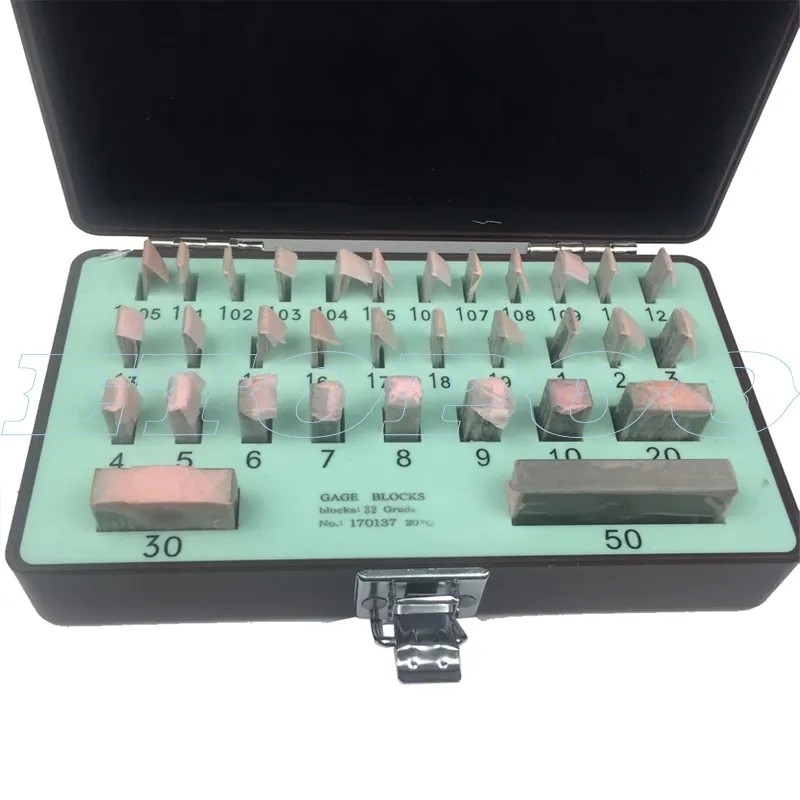 . 47Pcs/Set 1 Grade 0 Grade Block Gauge 1.005-100 Block Gauge Inpsection Block Caliper Inspection -