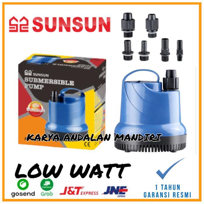 Ada Stok pompa air celup kolam ikan 20 watt Pompa Submersible pump kolam ikan