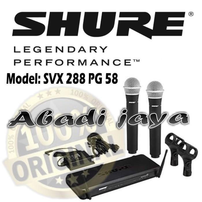 mic shure svx288 pg58 ORYGINAL shure svx 288 pg 58