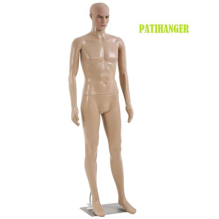 TERLARIS Manekin Full Body Plastik Pria/Patung Full Body Cowok