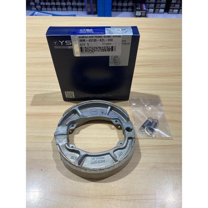 Kampas Rem Belakang Vario/Beat/Scoopy KZL KOTAK YSP Kampas Rem Tromol YSP GENUINE PARTS *