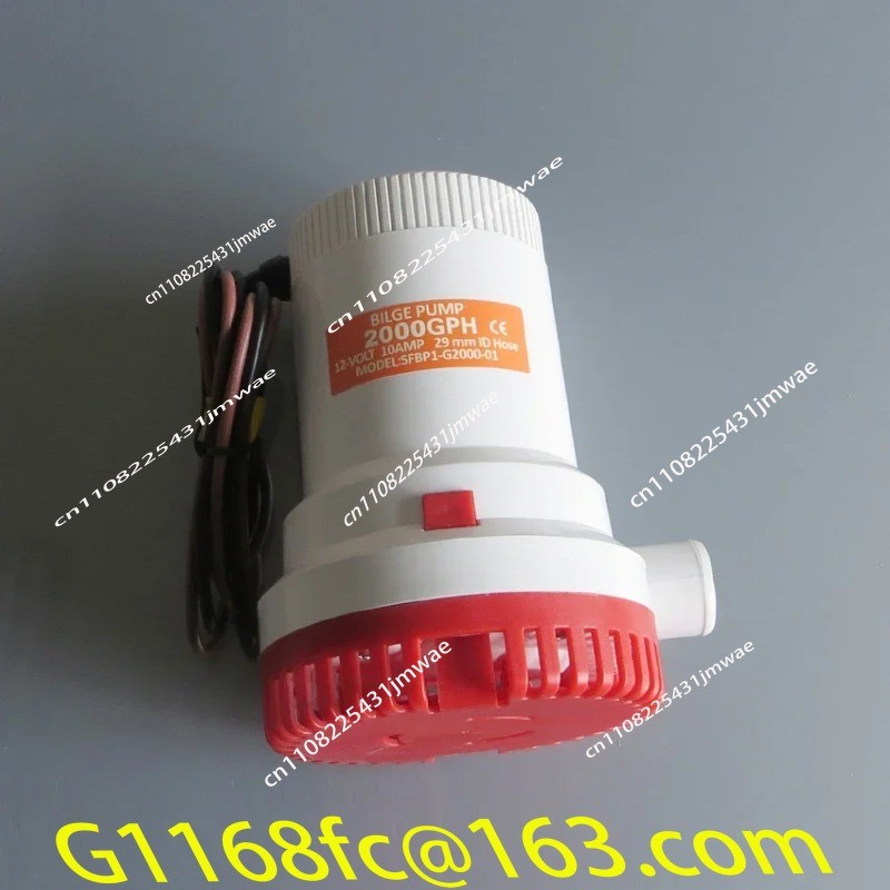 12V 24V 750 3700 GPH DC Submersible Pump Bilge Pump Pleasure Boat Drainage Pump for Boats