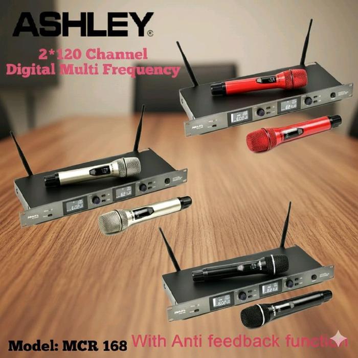 Mic Wireless Ashley Mcr 168 Mcr168 Original