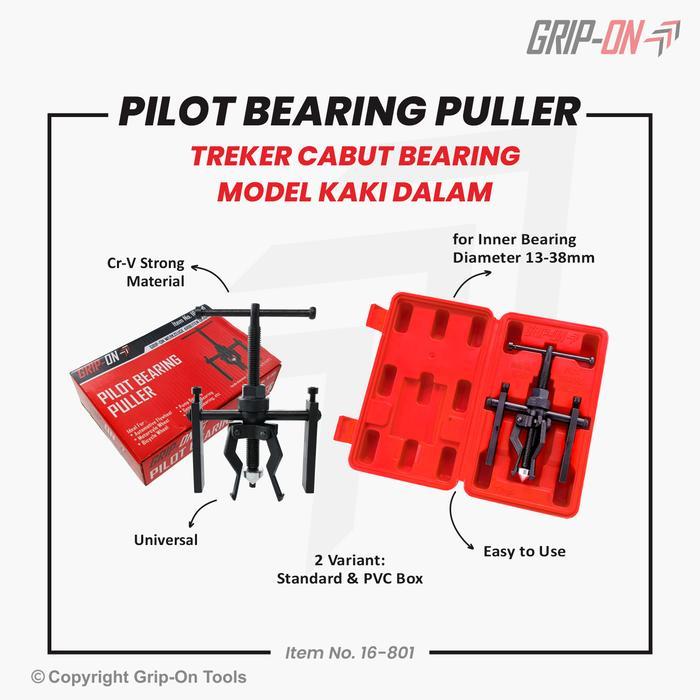 GRIP-ON PILOT BEARING PULLER TREKER ALAT CABUNG BEARING DALAM GRIP ON