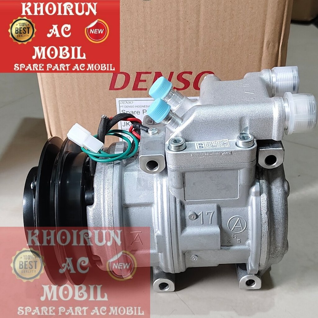 Compresor Kompresor Ac Mobil Truck Truk Hino 10PA17C - A17 - 24 VOLT - DENSO ASLI