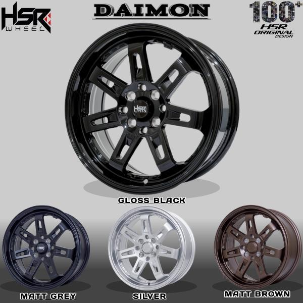 BIG PROMO Paket Velg Mobil Dan Ban Ring 16 Velg HSR Baut 4 - DAIMON, PASANG DITOKO