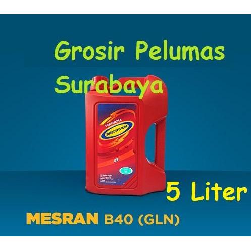 Pertamina Mesran B40 B 40 sae 40 galon 5liter 5 Liter Oli mesin diesel