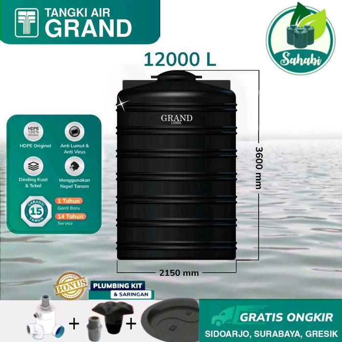 TANGKI TANDON TOREN AIR MPOIN DRAIN 800 LITER GRATIS ONGKIR