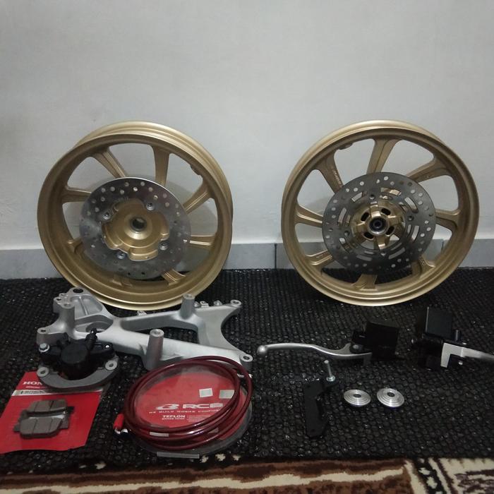 PAKET VELG PCX LOKAL DOUBLE DISC DOUBLE SHOCK PNP VARIO 125 150