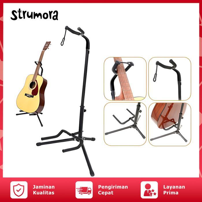 Strumora Stand Gitar Single Stand Gitar Stand Guitar Bass