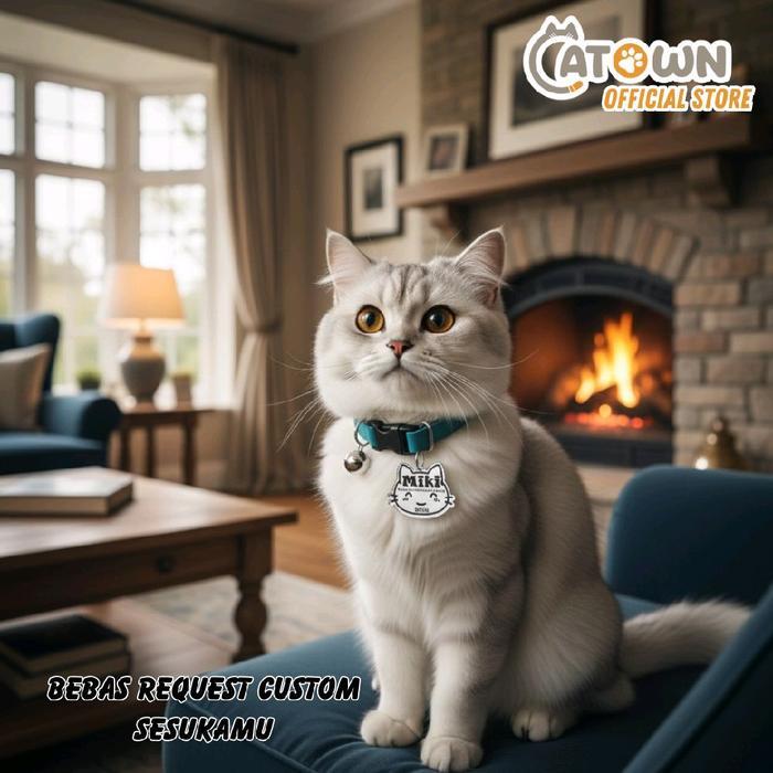 Kalung Kucing Lucu Custom Kalung Custom Nama Kalung Anjing Poodle Bisa Custom Kastem Nama Alamat