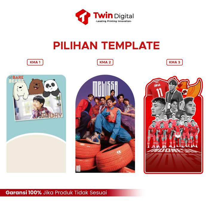 Kalender Magnet Akrilik Custom Mini Kalender Premium - Kalender Magnet