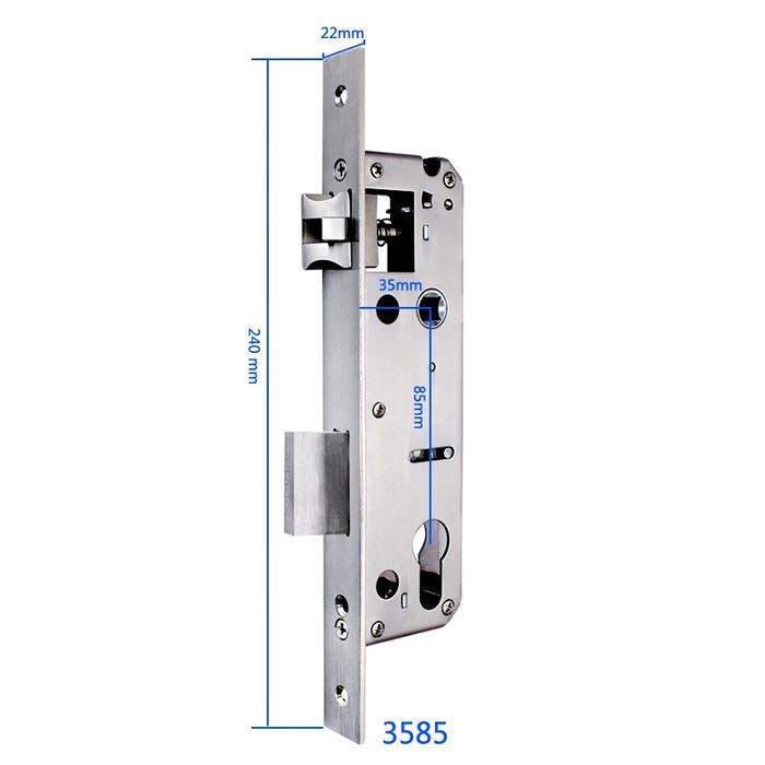 Bardi Kadonio Mortise Kunci Smart Door Lock 3585 Bermat 22Mm X 240Mm X 22Mm Untuk Pintu Baru & Ganti