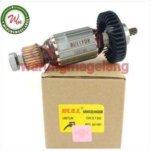 maju store12 ARMATURE ANGKER BULL FOR BOSCH GKS190 OLD BODI BESAR gks165 gks 165
